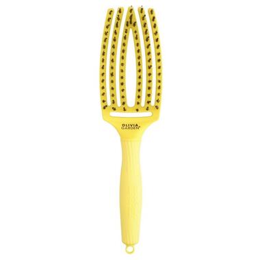 Щітка для волосся Olivia Garden Finger Brush Combo Nineties sweet lemonade (яскраво-жовта) (ID1794) фото №1