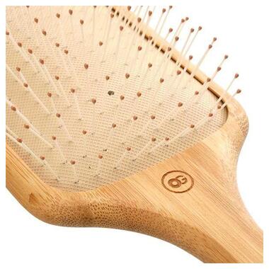 Щітка для волосся масажна бамбукова Olivia Garden Bamboo Touch Detangle Nylon L (ID1034) фото №2