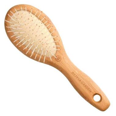 Щітка для волосся масажна бамбукова Olivia Garden Bamboo Touch Detangle Nylon XS (ID1681) фото №1