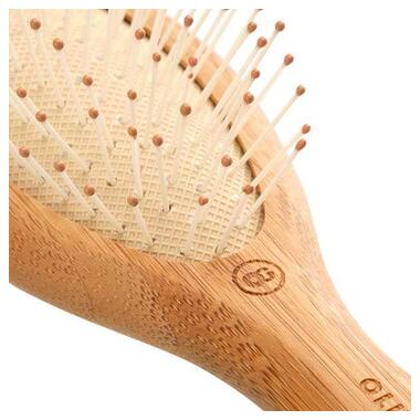 Щітка для волосся масажна бамбукова Olivia Garden Bamboo Touch Detangle Nylon XS (ID1681) фото №2