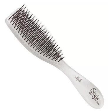 Щітка для волосся Olivia Garden ESSENTIAL STYLE WET Fine Hair Memory Flex Bristles Ice White (ID2085) фото №1
