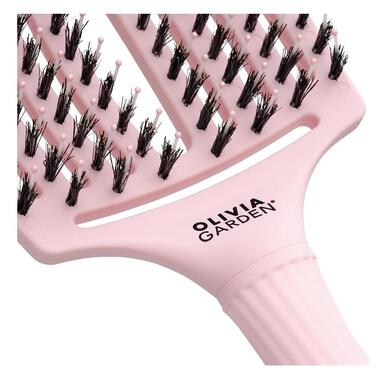 Щітка для волосся Olivia Garden Finger Brush Combo Pastel Pink Large (ID1686) фото №4