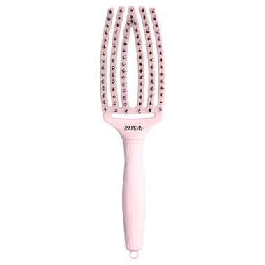 Щітка для волосся Olivia Garden Finger Brush Combo Pastel Pink Medium  (ID0853) фото №1