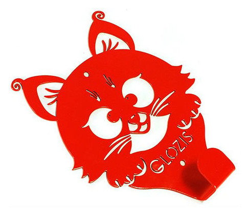 Вішалка настінна Glozis Kitty Red фото №2