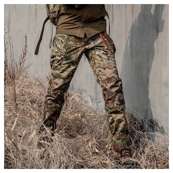 Тактичні штани Soft shell S.archon IX6 Camouflage CP 2XL фото №4