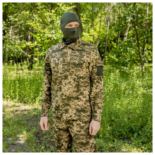 Чоловічий армійський костюм для ЗСУ Tactical тактична форма Піксель 50 розмір 7072 фото №7