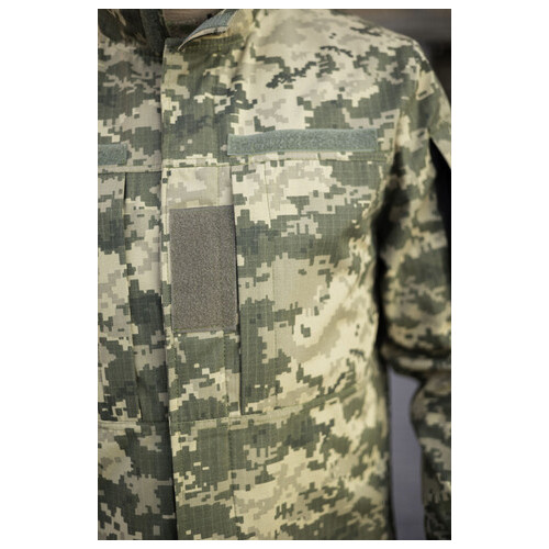 Чоловічий армійський костюм для ЗСУ тактична форма ріп-стоп Україна Піксель 52 розмір 7113 фото №2