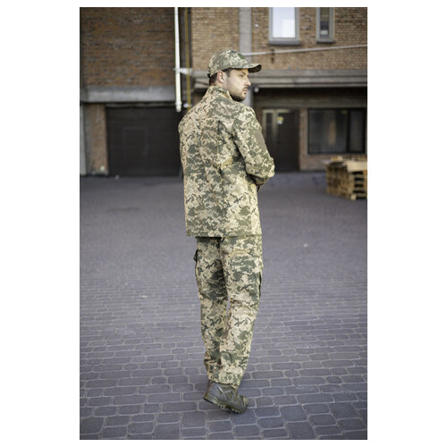 Чоловічий армійський костюм для ЗСУ тактична форма ріп-стоп Україна Піксель 52 розмір 7113 фото №5