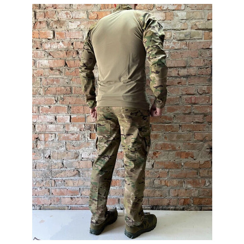 Чоловічий армійський костюм мультикам для ЗСУ Tactical тактична форма убакс і штани Туреччина XL 7284 фото №9