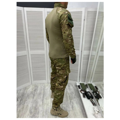 Чоловічий армійський костюм мультикам для ЗСУ Tactical тактична форма убакс і штани Туреччина XL 7284 фото №3