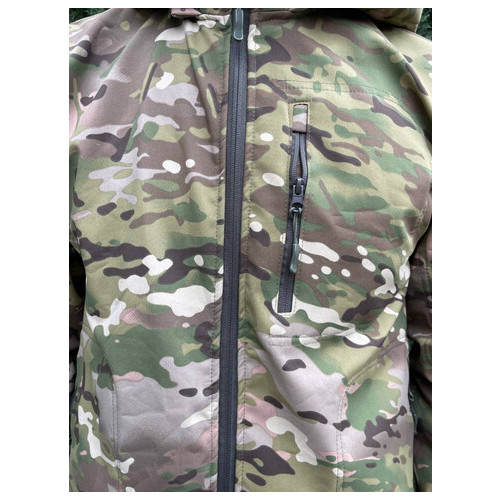Чоловічий армійський костюм тактична форма на флісі Мультикам ЗСУ XL 8657 хакі фото №9