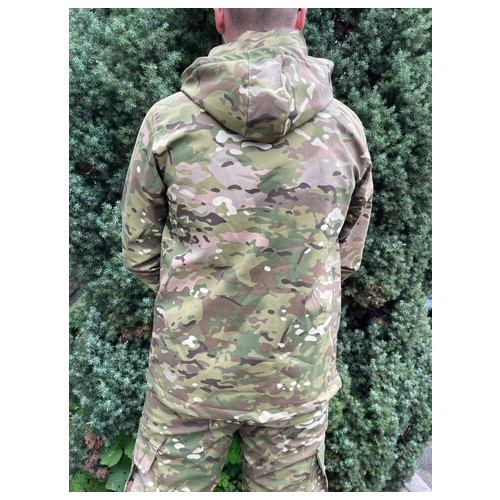 Чоловічий армійський костюм тактична форма на флісі Мультикам ЗСУ XL 8657 хакі фото №5