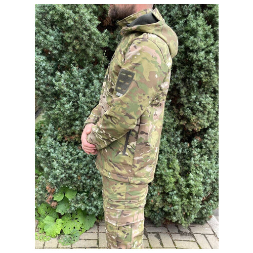 Чоловічий армійський костюм тактична форма на флісі Мультикам ЗСУ XL 8657 хакі фото №4