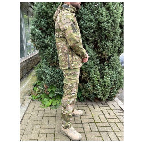 Чоловічий армійський костюм тактична форма на флісі Мультикам ЗСУ XL 8657 хакі фото №3