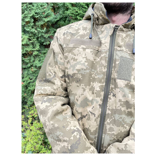 Куртка-бушлат військова чоловіча тактична ЗСУ Піксель 8724 58 розмір фото №4