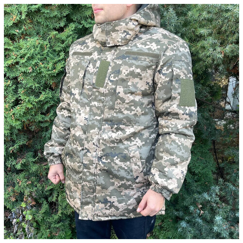 Куртка-бушлат військова чоловіча тактична ЗСУ Піксель 8729 52 розмір фото №1