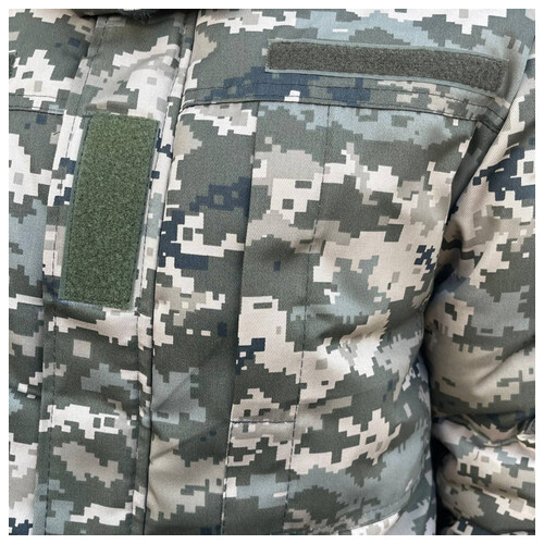 Куртка-бушлат військова чоловіча тактична ЗСУ Піксель 8729 52 розмір фото №7