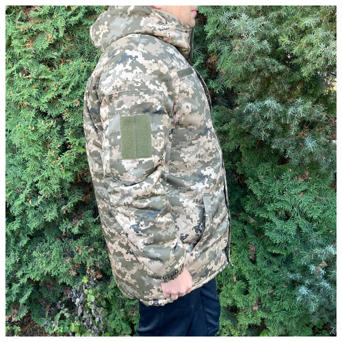 Куртка-бушлат військова чоловіча тактична ЗСУ Піксель 8729 52 розмір фото №5