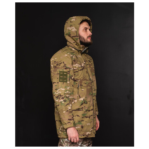 Куртка чоловіча тактична демісезонна Туреччина ЗСУ Мультикам XL 8954 хакі фото №9