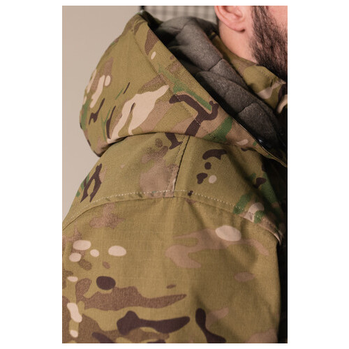 Куртка чоловіча тактична демісезонна Туреччина ЗСУ Мультикам XL 8954 хакі фото №8