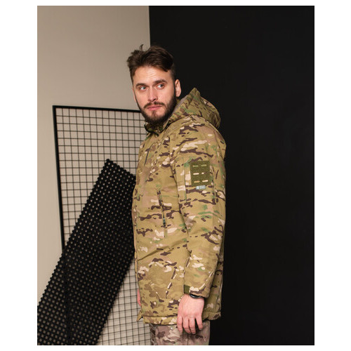 Куртка чоловіча тактична демісезонна Туреччина ЗСУ Мультикам XL 8954 хакі фото №2