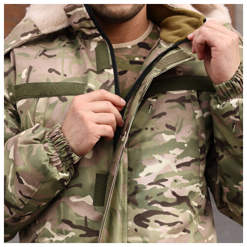 Куртка-бушлат військова чоловіча тактична ЗСУ Мультикам 8586 50 розмір фото №6