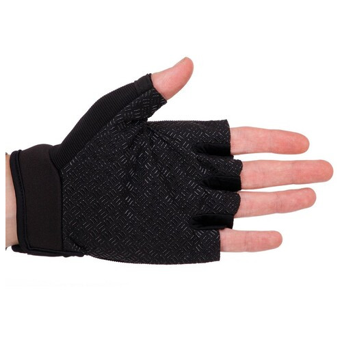 Тактичні рукавички з відкритими пальцями FDSO BC-8789 L Чорний (07508035) фото №5