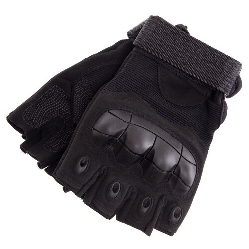 Тактичні рукавички з відкритими пальцями FDSO BC-8788 XL Чорний (07508044) фото №6