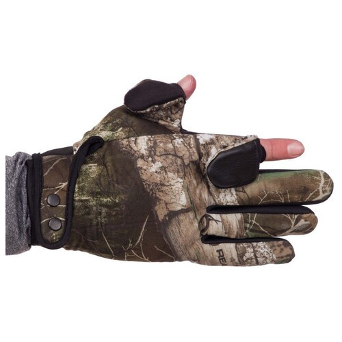 Перчатки для охоты и рыбалки с закрытыми пальцами FDSO BC-9233 L Камуфляж Лес (07508050) фото №6