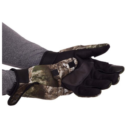 Перчатки для охоты и рыбалки с закрытыми пальцами FDSO BC-9233 L Камуфляж Лес (07508050) фото №5