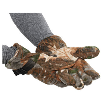 Рукавички для полювання та риболовлі на хутрі із закритими пальцями FDSO BC-8563 L Камуфляж Ліс (07508082) фото №3