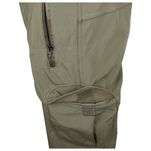 Тактичні штани Lesko B001 Green 2XL чоловічі демісезонні військові з кишенями водостійкі фото №4
