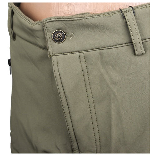 Тактичні штани Lesko B001 Green 2XL чоловічі демісезонні військові з кишенями водостійкі фото №3
