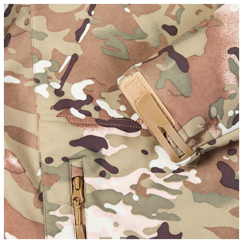 Тактична куртка Pave Hawk PLY-6 Camouflage CP 3XL водонепроникна чоловіча камуфляжна з капюшоном фото №5