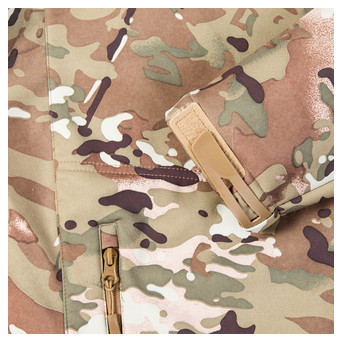 Тактична куртка Pave Hawk PLY-6 Camouflage CP 4XL чоловіча військова з каптуром та кишенями ззаду фото №5