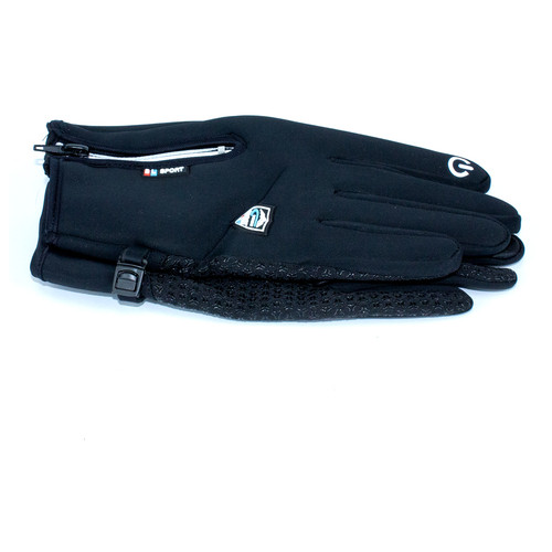 Спортивні тактичні рукавички вітро та вологозахисні з утепленням Storm UAD Чорні XL фото №2