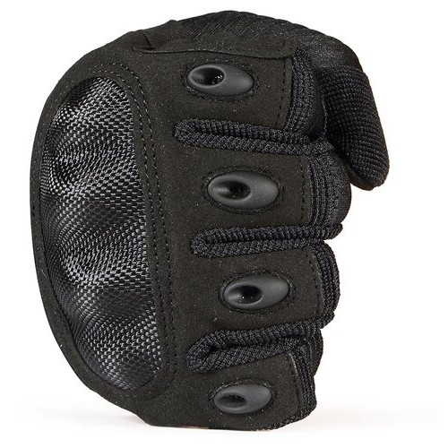 Перчатки тактические Primo Carbon полнопалые, сенсорные, размер L - Black фото №4