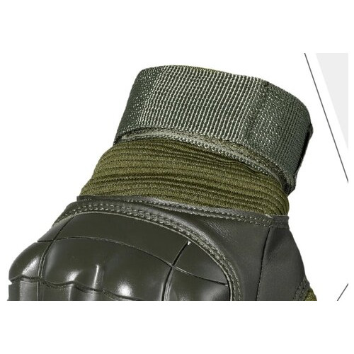 Перчатки тактические Primo Profi полнопалые, сенсорные, размер L - Army Green фото №3