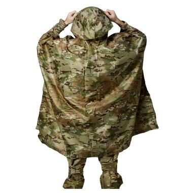 Пончо тактическое военное Ranger RA-8916 210х140 см мультикам фото №2