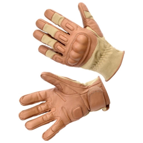 Тактические перчатки Defcon 5 Glove Nomex/Kevlar Folgore 2010 Coyote Tan M (D5-GLBPF2010 CT/M) фото №1