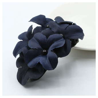 Шпилька для волосся з квітами Blue flowers (Z-0044) фото №4