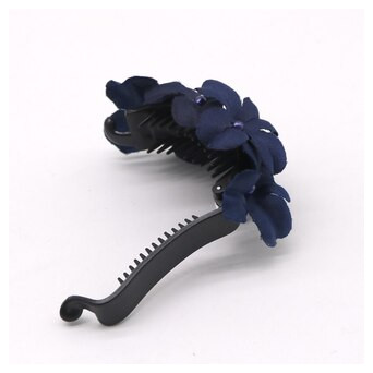 Шпилька для волосся з квітами Blue flowers (Z-0044) фото №3