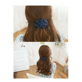 Шпилька для волосся з квітами Blue flowers (Z-0044) фото №2