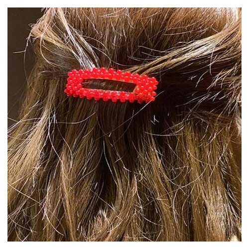 Шпилька для волосся Recordar Espacio Прямокутна Червоний (255-2019) фото №1