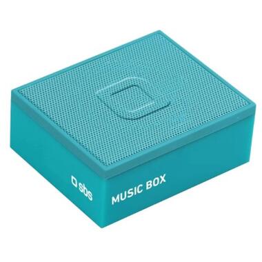 Портативна акустика SBS Music Box Blue (TTSQUARESPEAKERBTLB) фото №1