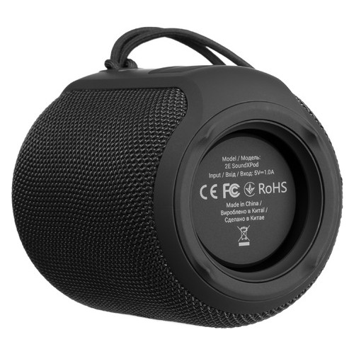 Акустична система 2E SoundXPod TWS MP3 Wireless Waterproof Black (2E-BSSXPWBK) фото №7