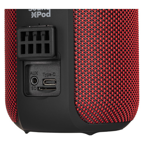 Акустична система 2E SoundXPod TWS MP3 Wireless Waterproof Red (2E-BSSXPWRD) фото №4