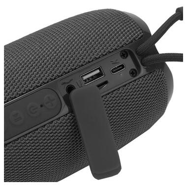 Bluetooth-колонка TG653 с RGB підсвітком , speakerphone, радіо, black (9955) фото №2