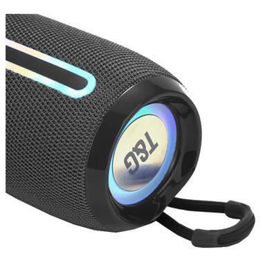 Bluetooth-колонка TG653 с RGB підсвітком , speakerphone, радіо, black (9955) фото №3