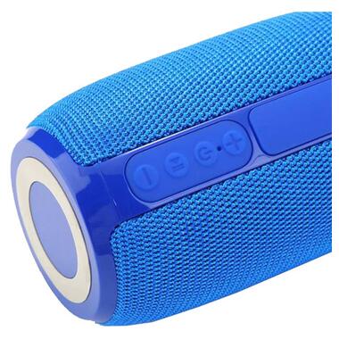Bluetooth-колонка TG653 с RGB підсвітком , speakerphone, радіо, blue (9958) фото №3